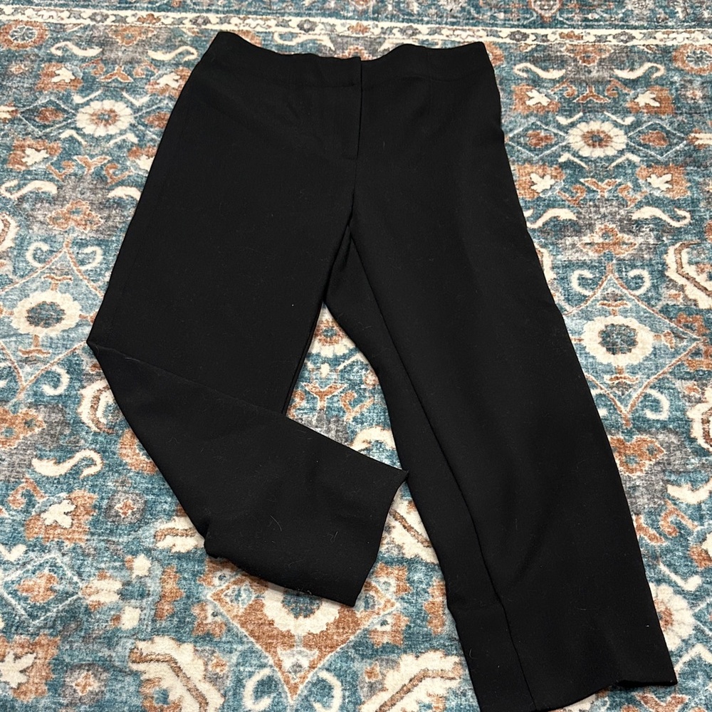 Ann Taylor Black Petite Trousers Ankle crop